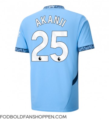 Manchester City Manuel Akanji #25 Hjemmebanetrøje 2024-25 Kortærmet